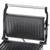 Grill kontaktowy Adler AD 3052 prostokątny stal/czarny, 1200 W, ruszt, blokowana pokrywa