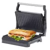 Grill kontaktowy Adler AD 3052 prostokątny stal/czarny, 1200 W, ruszt, blokowana pokrywa