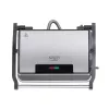 Grill kontaktowy Adler AD 3052 prostokątny stal/czarny, 1200 W, ruszt, blokowana pokrywa
