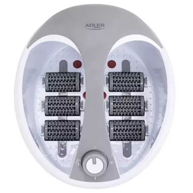 Wanna do stóp Adler AD 2177 — masażer do stóp na podczerwień z ciepłem, wibracją, bąbelkami, 450 W, zbiornik 5,6 L, ergonomiczny uchwyt