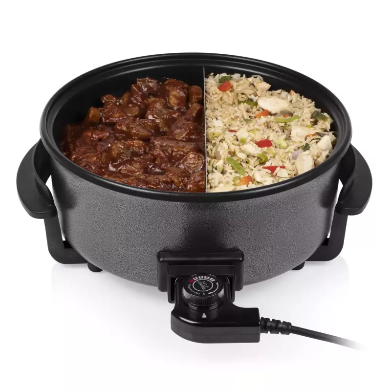 Wielofunkcyjna patelnia Tristar PZ-9135 XL Okrągła Czarna Stal 1500W
