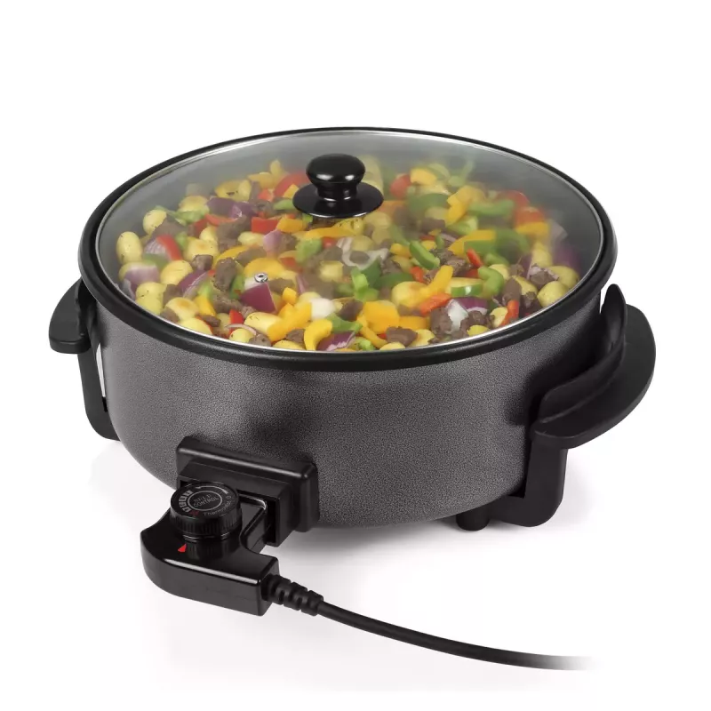 Wielofunkcyjna patelnia Tristar PZ-9135 XL Okrągła Czarna Stal 1500W