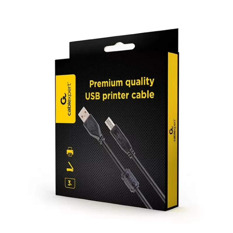 Kabel do drukarki GEMBIRD USB 2.0, 3 m