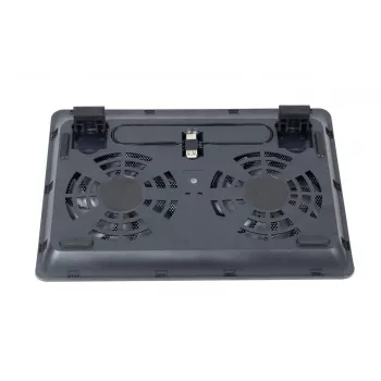 GEMBIRD Notebook 15.6in Cooling Stand, Compact Dual-Fan - Czarny