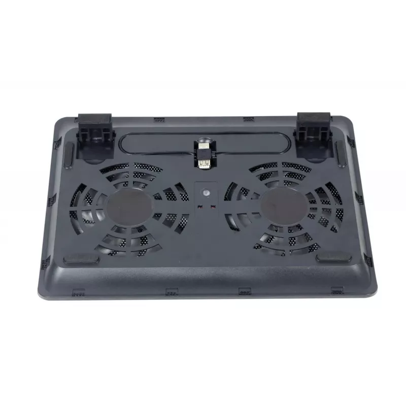 GEMBIRD Notebook 15.6in Cooling Stand, Compact Dual-Fan - Czarny