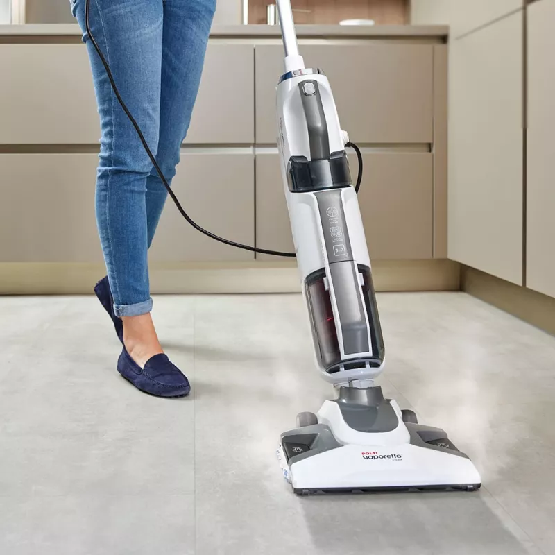 Odkurzacz pionowy Polti Vaporetto 3 Clean 1800 W bezworkowy Biały