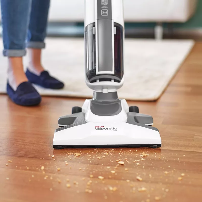 Odkurzacz pionowy Polti Vaporetto 3 Clean 1800 W bezworkowy Biały
