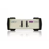 ATEN 2-portowy przełącznik KVM USB - PS/2 VGA (w zestawie kable KVM), 2048 x 1536 pikseli, QXGA, 0,72 W, Jasnoszary