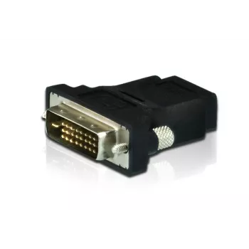 ATEN 2A-127G kabelowy adapter złącza DVI HDMI czarny