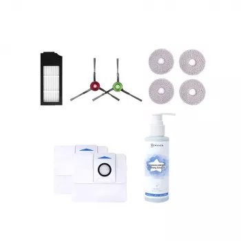 Zestaw akcesoriów Ecovacs D-KT01-0027 do odkurzacza automatycznego — 2 worki na kurz + 1 filtr, wielokolorowy