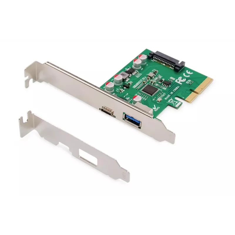 Karta PCIe DIGITUS USB-C + USB-A do 10 Gb/s