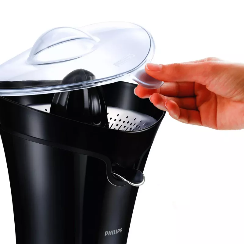Wyciśnij sokowirówkę Philips Avance Collection HR2752/90, wyciskarka do cytrusów, 85 W, czarna, antykroplowa, schowek na przewód