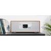 Radio osobiste Muse M-695 DBTW — cyfrowy tuner DAB/DAB+/FM, 2,8 cala TFT, 60 W RMS, AC/DC, drewno/biały