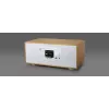 Radio osobiste Muse M-695 DBTW — cyfrowy tuner DAB/DAB+/FM, 2,8 cala TFT, 60 W RMS, AC/DC, drewno/biały