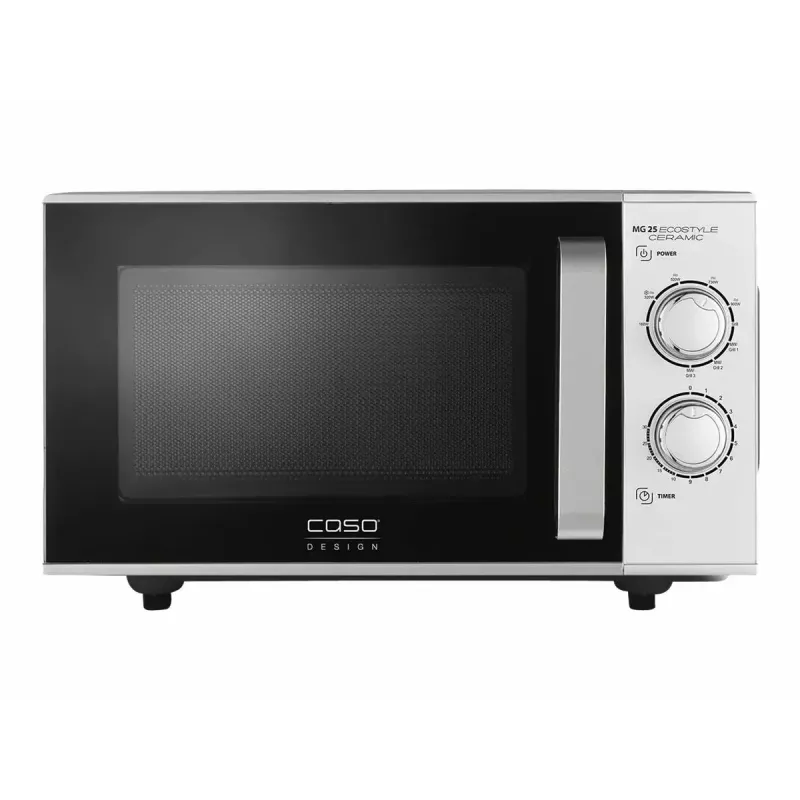 Kuchenka mikrofalowa Caso MG 25 Ecostyle, 25 L, 900 W, funkcja grilla, srebrna