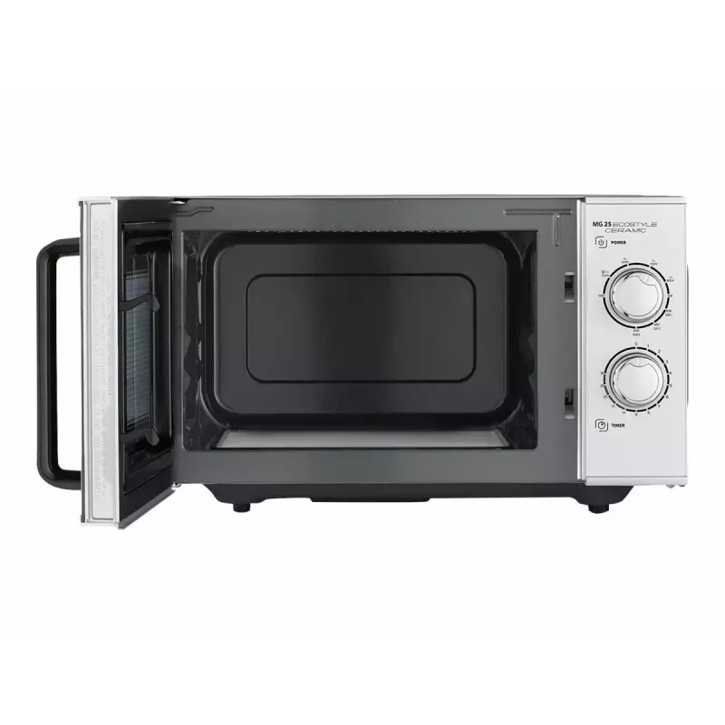 Kuchenka mikrofalowa Caso MG 25 Ecostyle, 25 L, 900 W, funkcja grilla, srebrna