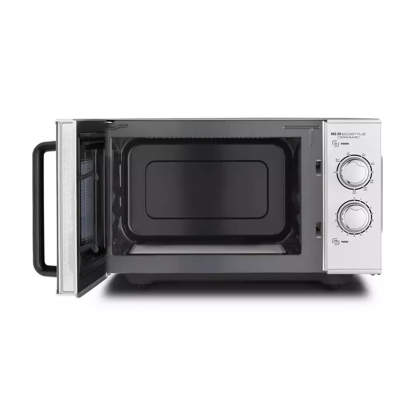 Kuchenka mikrofalowa Caso MG 25 Ecostyle, 25 L, 900 W, funkcja grilla, srebrna