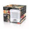 Suszarka do żywności Adler AD 6658, 5 półek, timer LCD 70h, 35–70°C, 230W (maks. 550W), biała