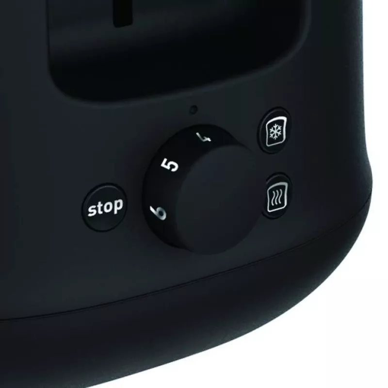 Toster Tefal TT340830 — 2-kromkowy, 850 W, czarny i stal nierdzewna