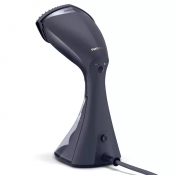 Parownica do ubrań Philips GC810/20 — 1600 W, zbiornik na wodę 0,23 L, ciągła para 32 g/min, czarno-różowa