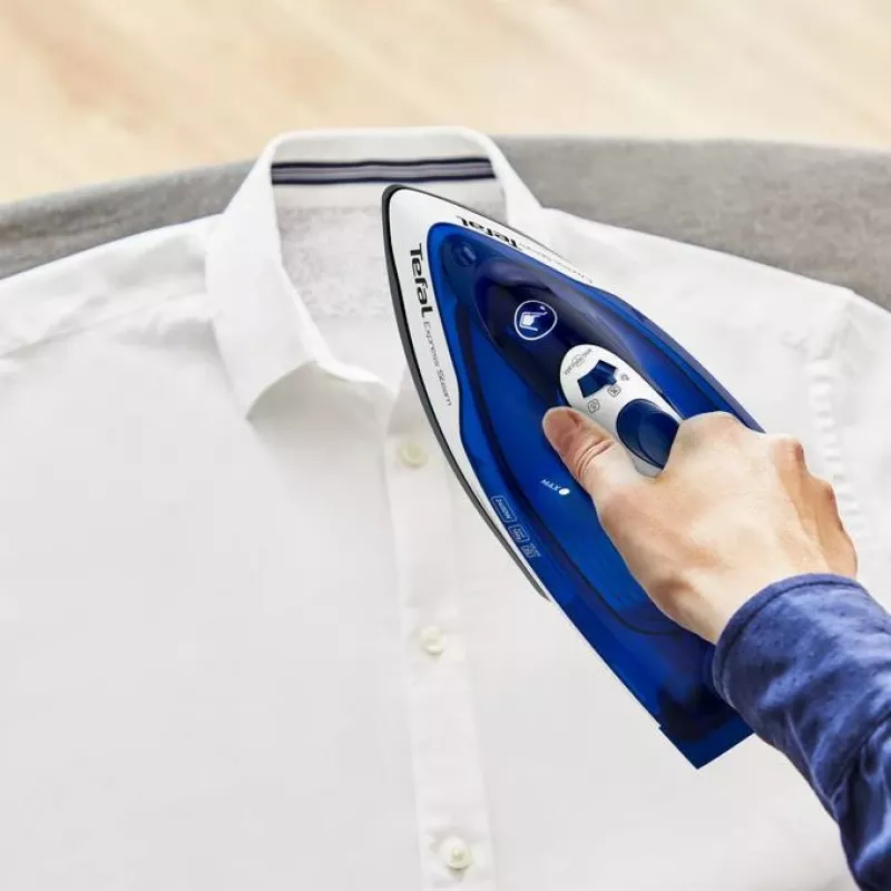 Tefal FV2838 Dry & Steam iron Cerilium soleplate 2400 W niebieski, biały