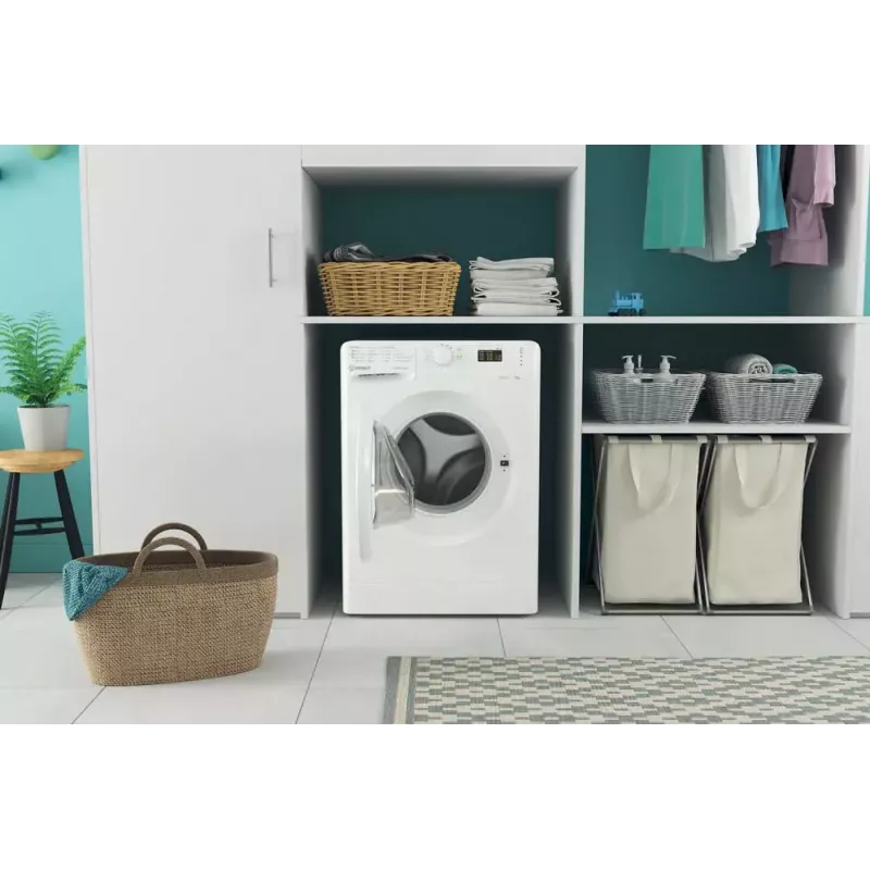 Pralka ładowana od przodu Indesit MTWA 71252 W IT — 7 kg, 1200 obr./min, klasa E, biała