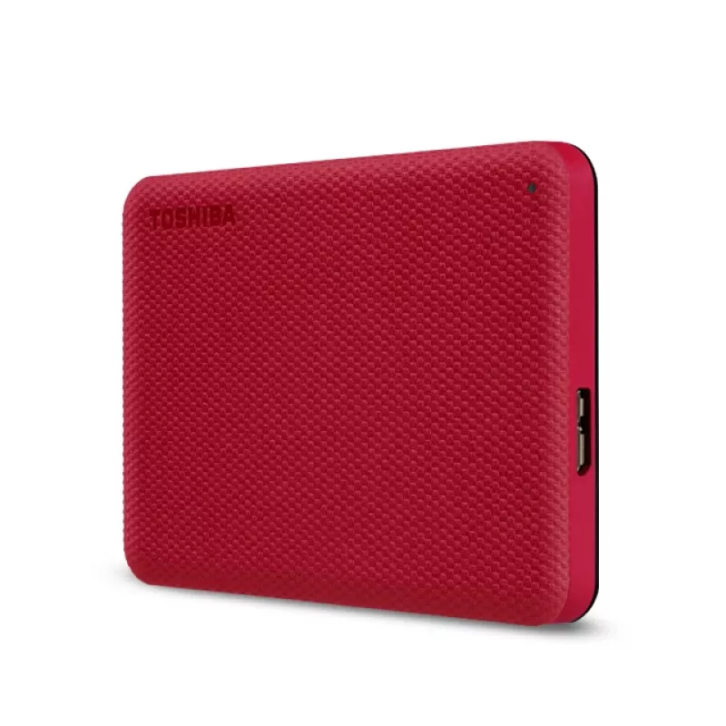 Zewnętrzny dysk twardy TOSHIBA Canvio Advanced 2.5 inch 2 TB USB 3.2 Gen 1 czerwony