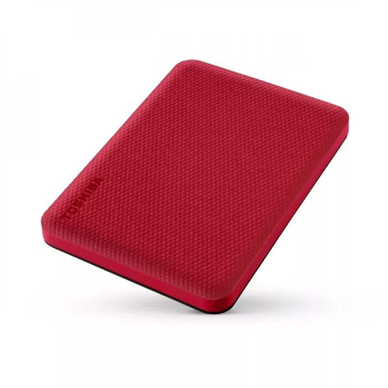 Zewnętrzny dysk twardy TOSHIBA Canvio Advanced 2.5 inch 2 TB USB 3.2 Gen 1 czerwony