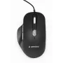 Mysz optyczna LED GEMBIRD MUS-6B-02 przewodowa USB - 6 przycisków kółko czarna