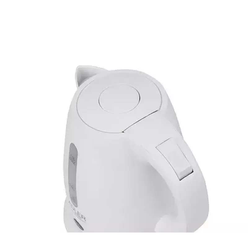 Czajnik elektryczny Adler AD 1272 — 1 L, 1600 W, orzechowy biały, sterowanie przyciskami, filtr przeciwwapienny