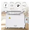 Mini piekarnik Adler AD 3223 2 kromki 750 W Biały