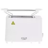 Mini piekarnik Adler AD 3223 2 kromki 750 W Biały