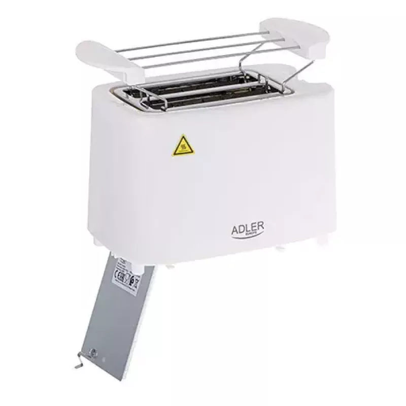 Mini piekarnik Adler AD 3223 2 kromki 750 W Biały