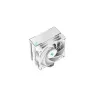 Chłodzenie powietrzne DeepCool AK400 WH — 4×6 mm miedziane rurki cieplne, wentylator FDB 120 mm, 1850 obr./min, 66,47 CFM, pasuje do LGA 1700 i popularnych gniazd Intel/AMD, białe