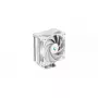 Chłodzenie powietrzne DeepCool AK400 WH — 4×6 mm miedziane rurki cieplne, wentylator FDB 120 mm, 1850 obr./min, 66,47 CFM, pasuje do LGA 1700 i popularnych gniazd Intel/AMD, białe
