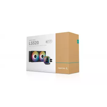 Zestaw chłodzenia cieczą All-in-one DeepCool LS520 12 cm Czarny 500-2250 RPM