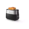Mini piekarnik Philips HD2516/90 Daily Collection — 2-kromkowy, 830 W, 8 poziomów przyrumienienia, rozmrażanie, wyjmowana tacka na okruchy
