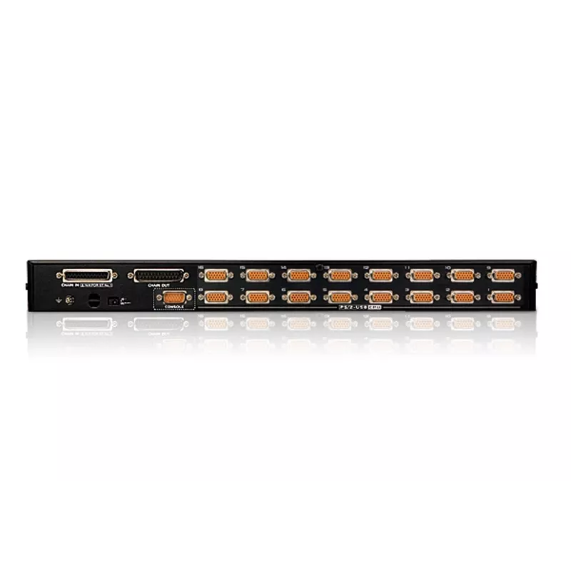 Przełącznik KVM ATEN 16-portowy USB - PS/2 VGA z portem peryferyjnym USB