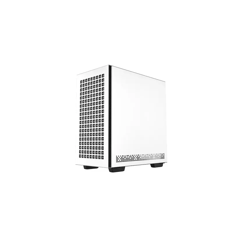 Obudowa PC DeepCool CH370 WH Mini Tower — Biała, micro ATX/Mini-ITX, hartowane szkło, wentylatory RGB, 2x zatoki 3,5 cala, 3x zatoki 2,5 cala, GPU do 320 mm