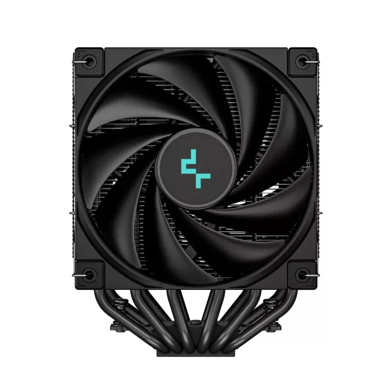 Chłodnica powietrza DeepCool AK620 ZERO DARK 12 cm Czarny, 6 rurek cieplnych, 2x120 mm wentylatory PWM, TDP 260 W, Wysokość 160 mm