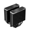 Chłodnica powietrza DeepCool AK620 ZERO DARK 12 cm Czarny, 6 rurek cieplnych, 2x120 mm wentylatory PWM, TDP 260 W, Wysokość 160 mm
