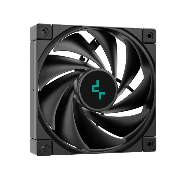 Chłodnica powietrza DeepCool AK620 ZERO DARK 12 cm Czarny, 6 rurek cieplnych, 2x120 mm wentylatory PWM, TDP 260 W, Wysokość 160 mm