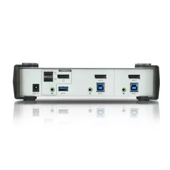 Przełącznik ATEN 2-portowy USB 3.1 Gen 1 DisplayPort 1.1 KVMP™ z głośnikiem (kable KVM w zestawie)