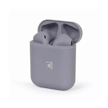 Gembird Bezprzewodowy Zestaw Słuchawkowy TWS Douszny Seattle - Stereo - Bluetooth - Mglisty Szary