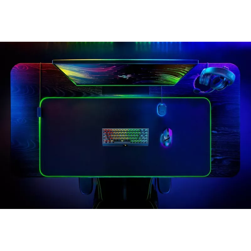 RAZER Goliathus Chroma 3xl - miękka podkładka pod mysz dla graczy z Chroma RGB - czarna