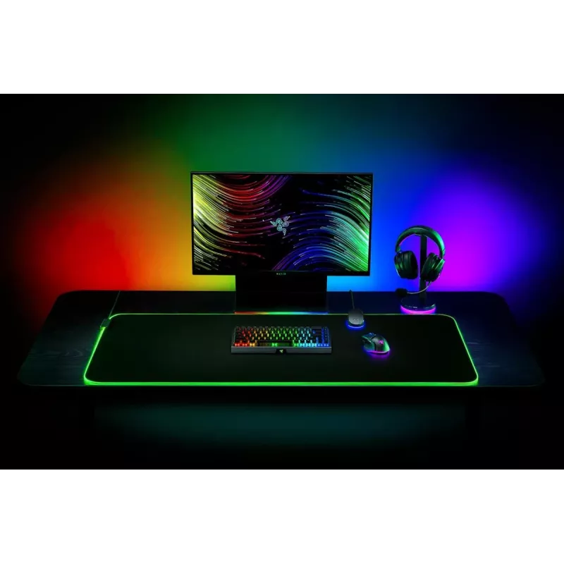 RAZER Goliathus Chroma 3xl - miękka podkładka pod mysz dla graczy z Chroma RGB - czarna