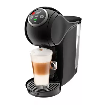Ekspres do kapsułek De’Longhi Genio S Plus EDG315.B — Dolce Gusto, zbiornik na wodę 0,8 L, 15 barów, wolnostojący, czarny