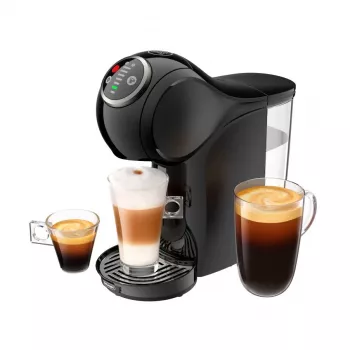 Ekspres do kapsułek De’Longhi Genio S Plus EDG315.B — Dolce Gusto, zbiornik na wodę 0,8 L, 15 barów, wolnostojący, czarny