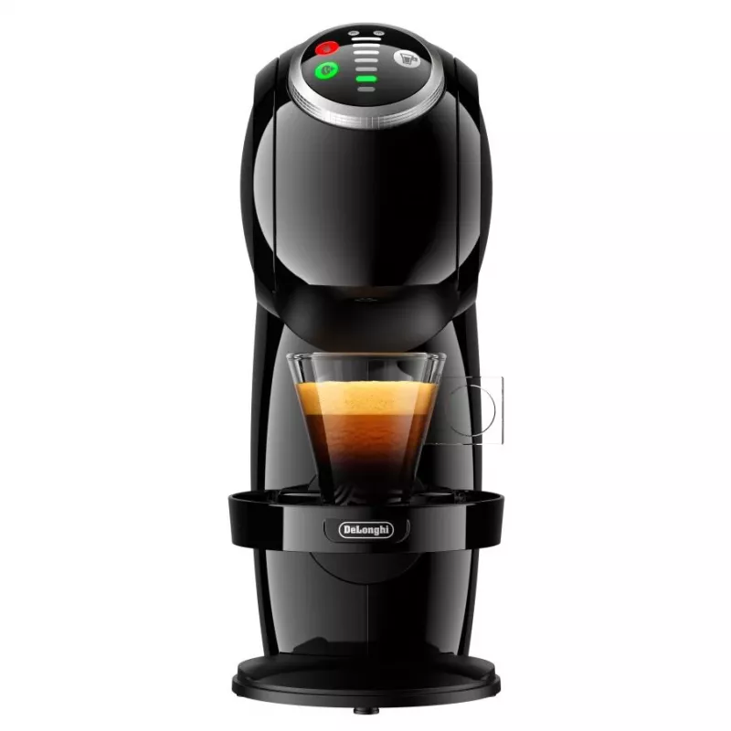 Ekspres do kapsułek De’Longhi Genio S Plus EDG315.B — Dolce Gusto, zbiornik na wodę 0,8 L, 15 barów, wolnostojący, czarny