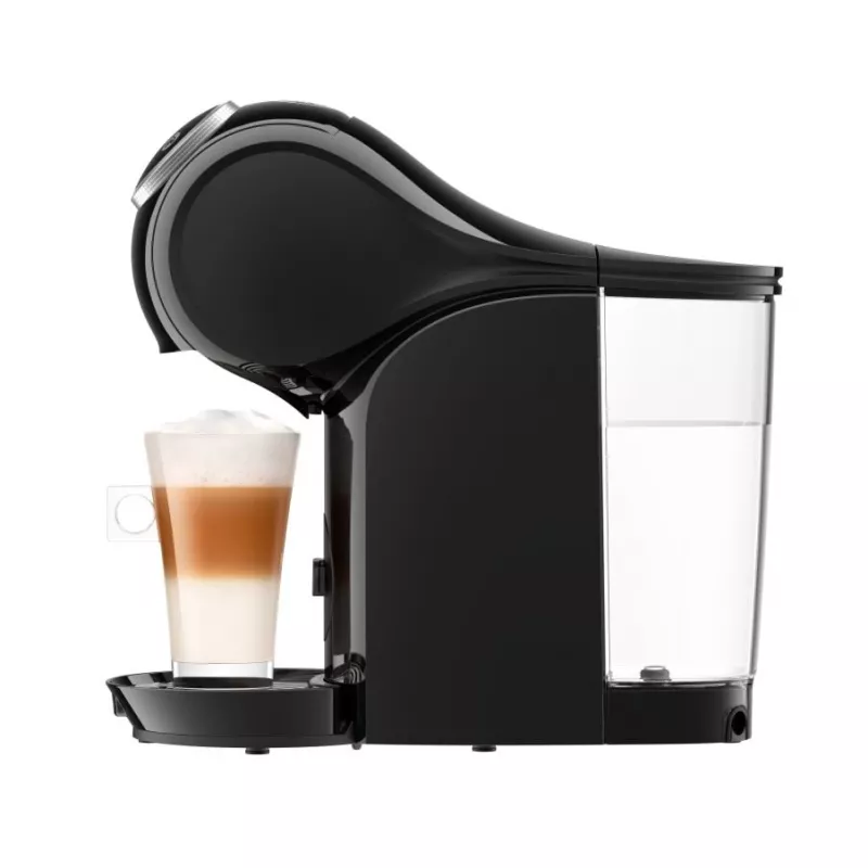 Ekspres do kapsułek De’Longhi Genio S Plus EDG315.B — Dolce Gusto, zbiornik na wodę 0,8 L, 15 barów, wolnostojący, czarny